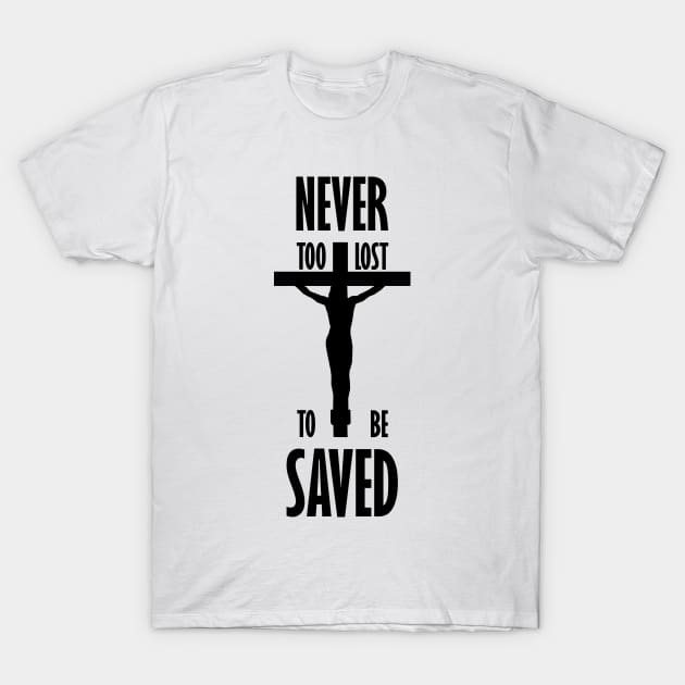 Religious Cross Design T-Shirt by TaylorDavidDesigns